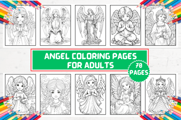 Angel Coloring Pages for Kids: A Joyful, Creative, and Print-Ready Digital Resource