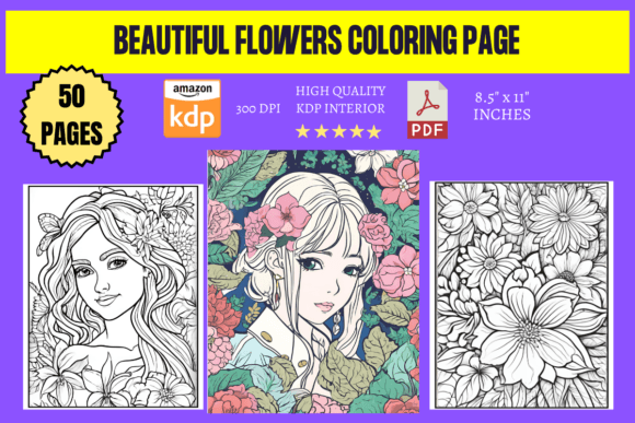 Beautiful Flowers Coloring Page: A Versatile Creative Resource for Mindful Expression and Practical Design Use