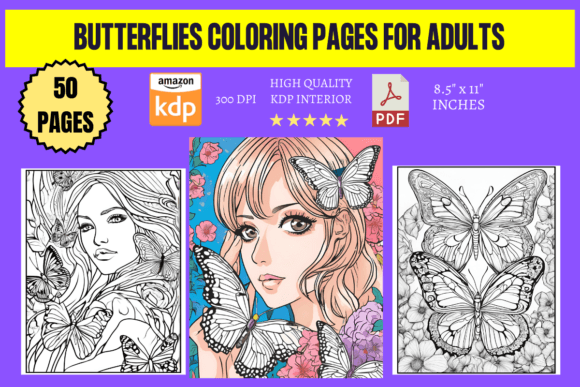 Butterflies Coloring Pages for Adults: A Thoughtful, Print-Ready Digital Escape