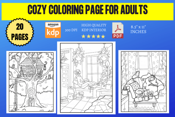 Cozy Coloring Page for Adults: A Thoughtful Choice for Mindful Creativity