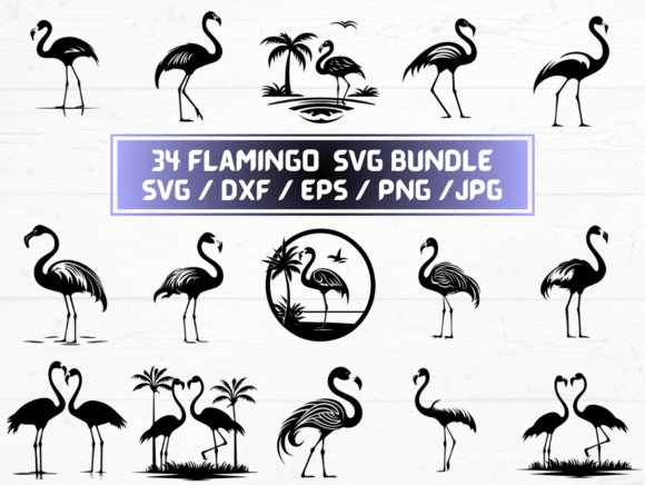 Flamingo SVG Files for Creative Projects