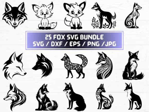 Fox SVG: 25 Versatile Design Files for Creators