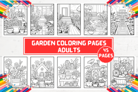 Garden Coloring Pages for Adults: A Calming, Creative Escape Rooted in Nature