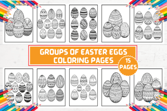 Groups of Easter Eggs Coloring for Kids: A Thoughtful Digital Resource for Creative Learning and Play