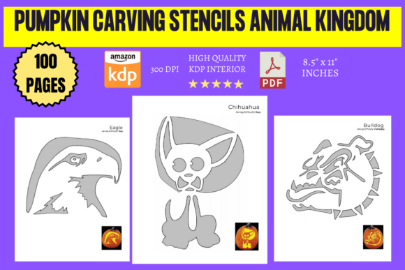 Pumpkin Carving Stencils Animal Kingdom
